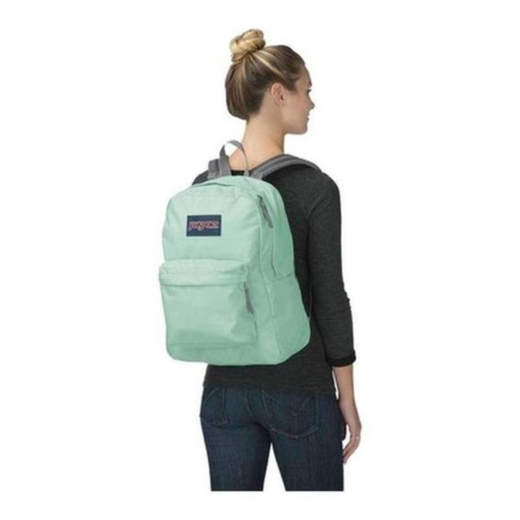 Jansport Superbreak Classic Backpack Seafoam Green - Picture 5 of 5